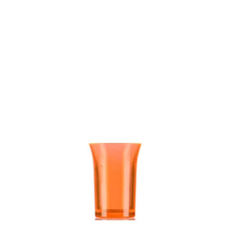 Shotglas 2,5cl Oranje - 100 st.