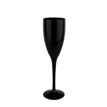 Champagneglas 15cl Zwart - 60 st.