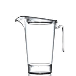 Plastic pitcher Jersey met deksel 1,1 Liter.