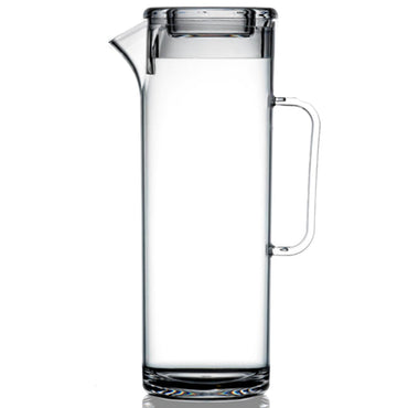Plastic pitcher New York met deksel 1,7 Liter.